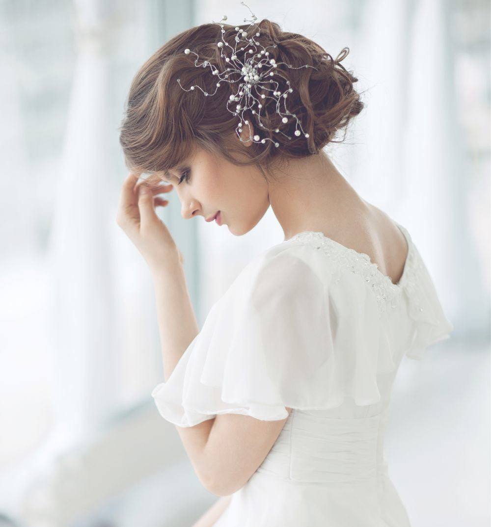 How to Choose the Perfect  Bridal Hair Accessory for Your Hairstyle