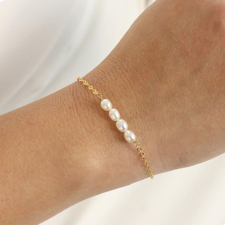 Paige Pearl Bar Bracelet 