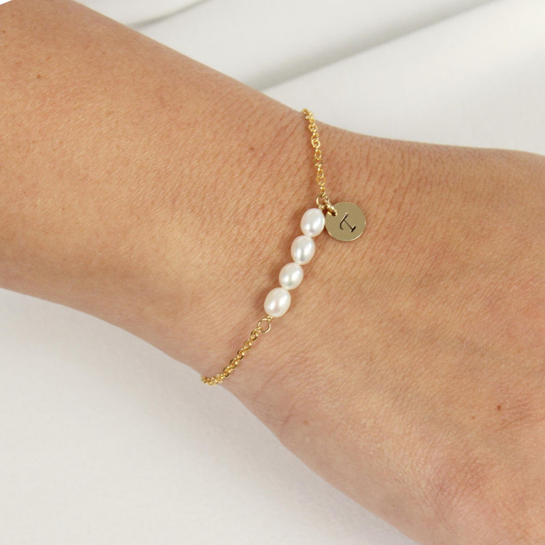 Paige Pearl Bar Bracelet