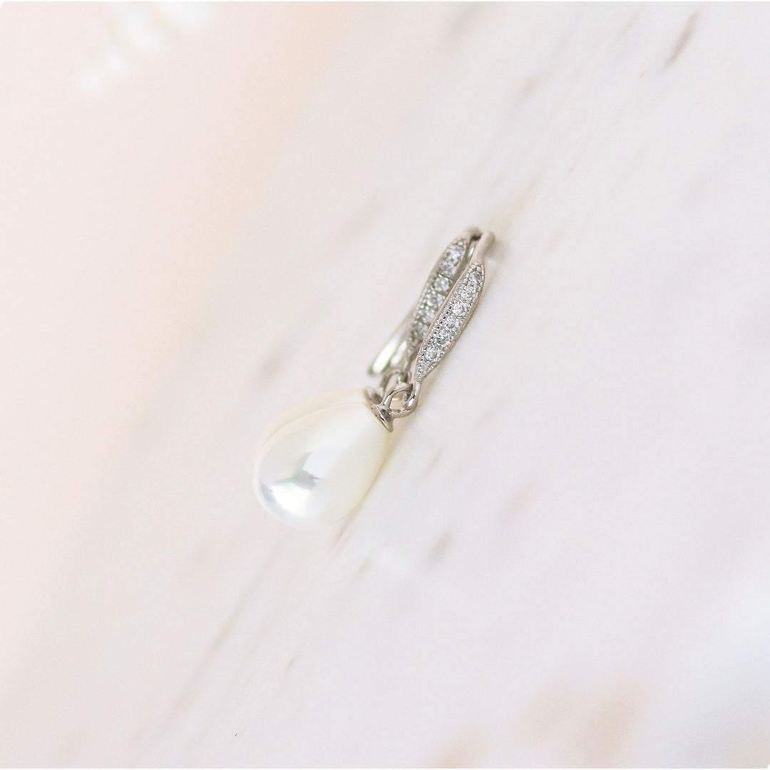 Riley Pearl Drop Earrings | Sterling Silver