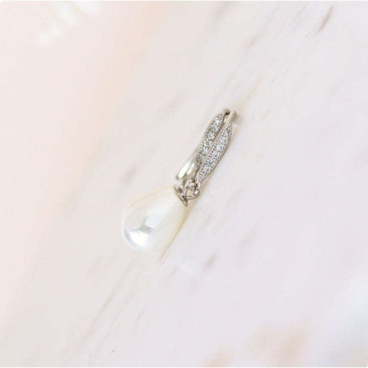 Riley Pearl Drop Earrings | Sterling Silver